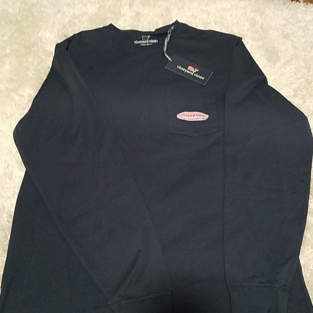 Men's Vineyard Vines long sleeved pocket tee